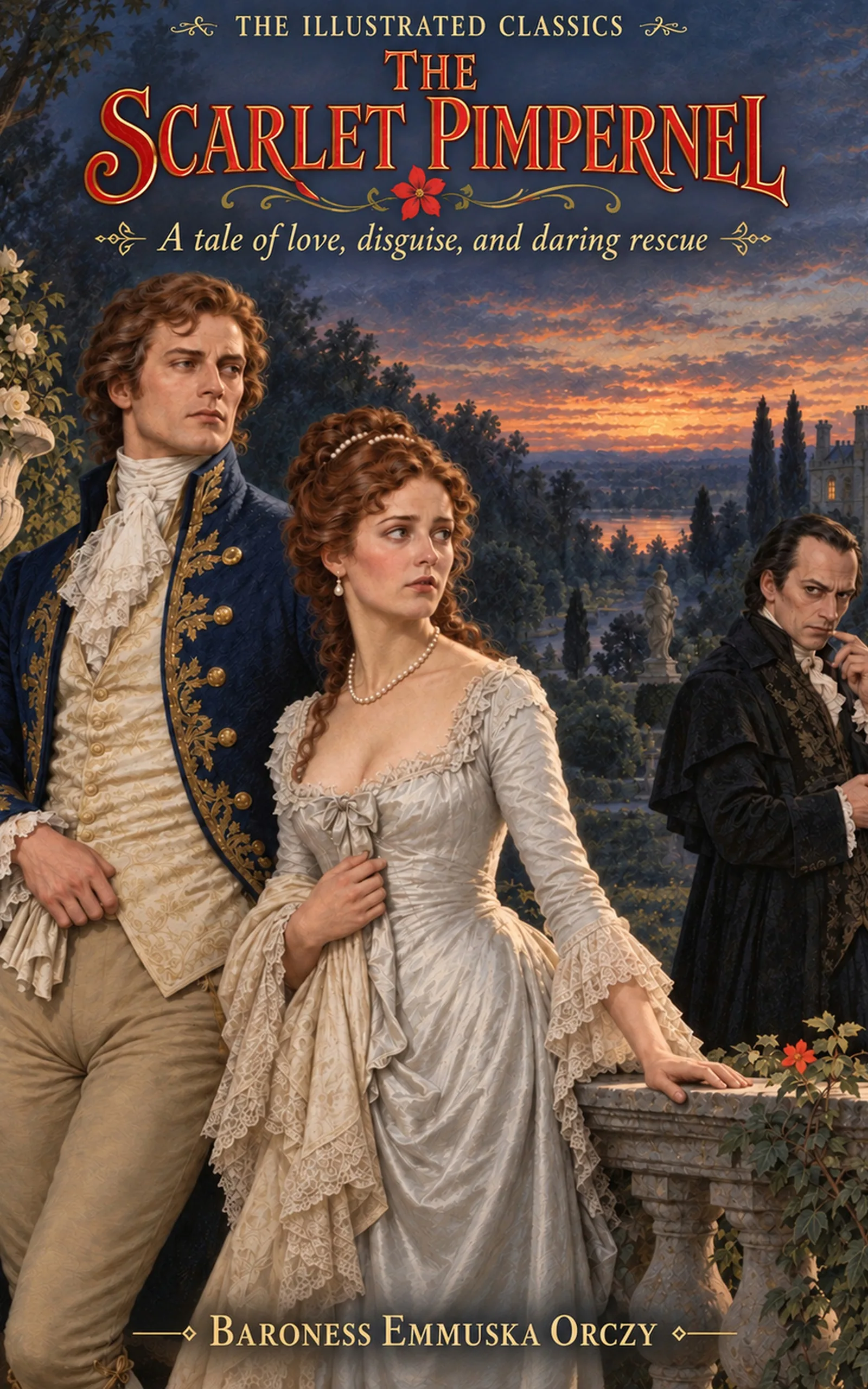 The Scarlet Pimpernel — cover of the LitLab illustrated edition