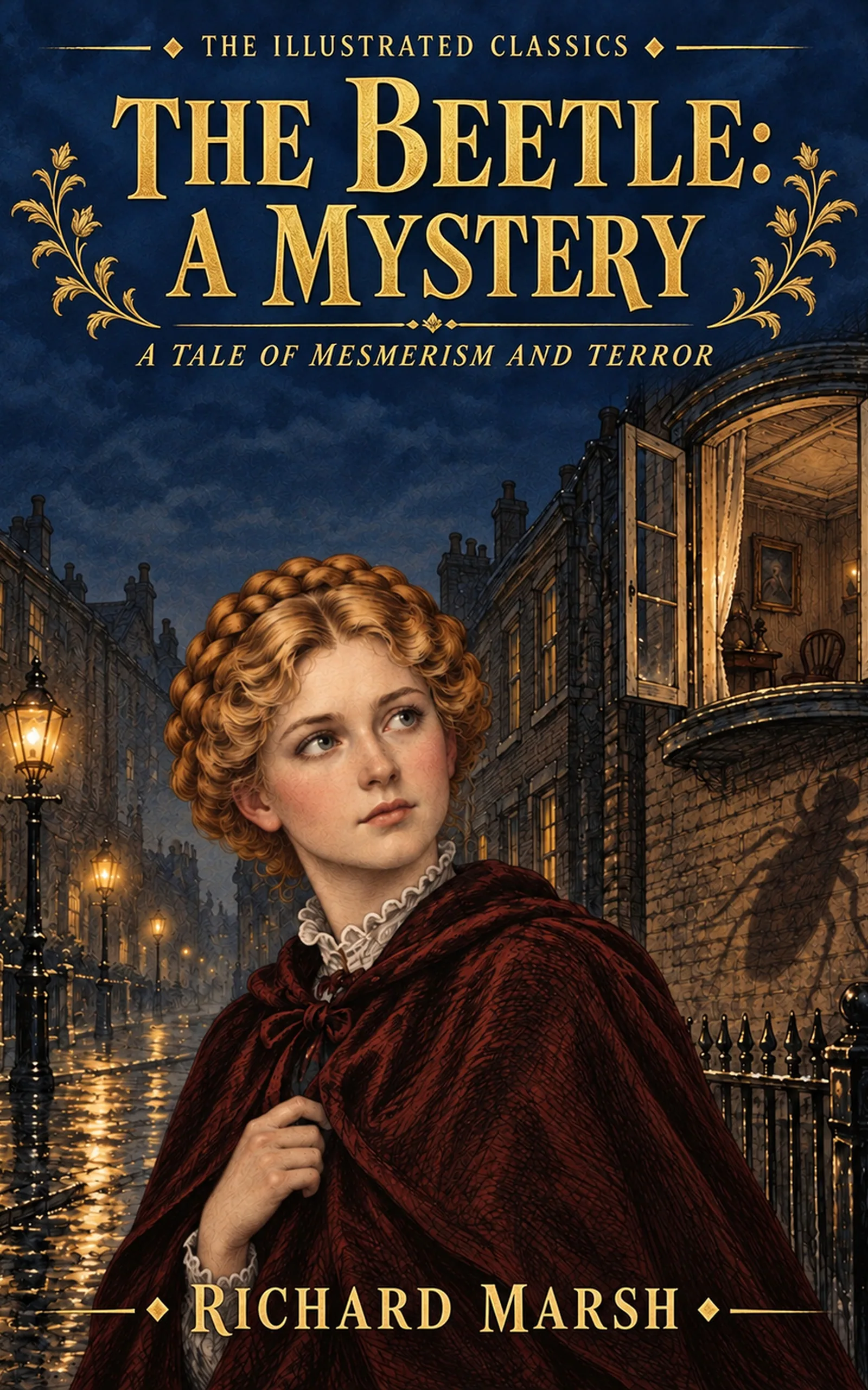 The Beetle: A Mystery — cover of the LitLab illustrated edition