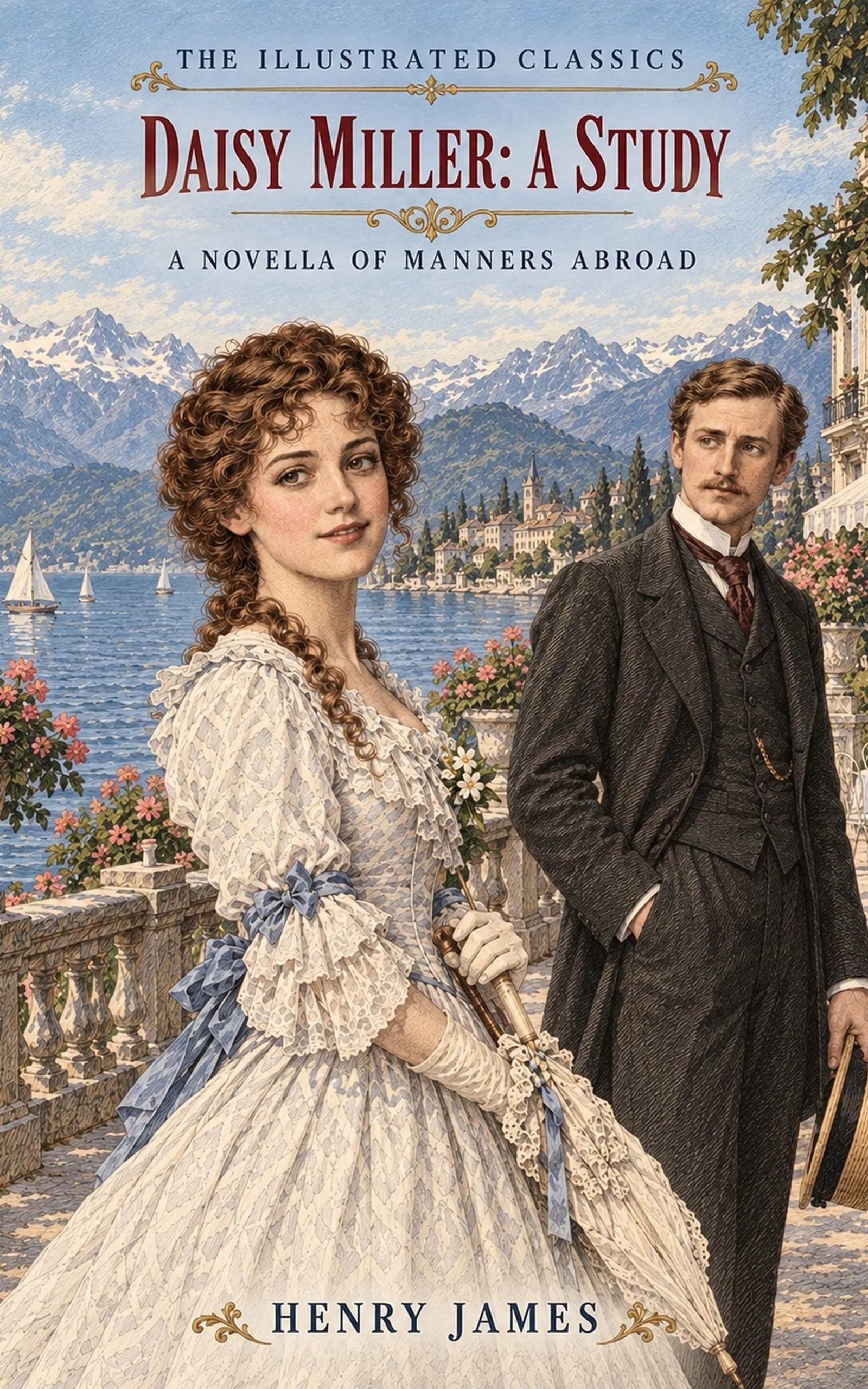 Daisy Miller: A Study — cover of the LitLab illustrated edition
