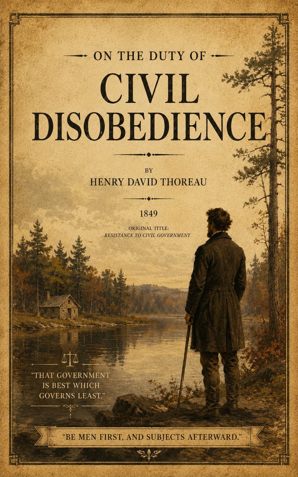 On the Duty of Civil Disobedience — cover