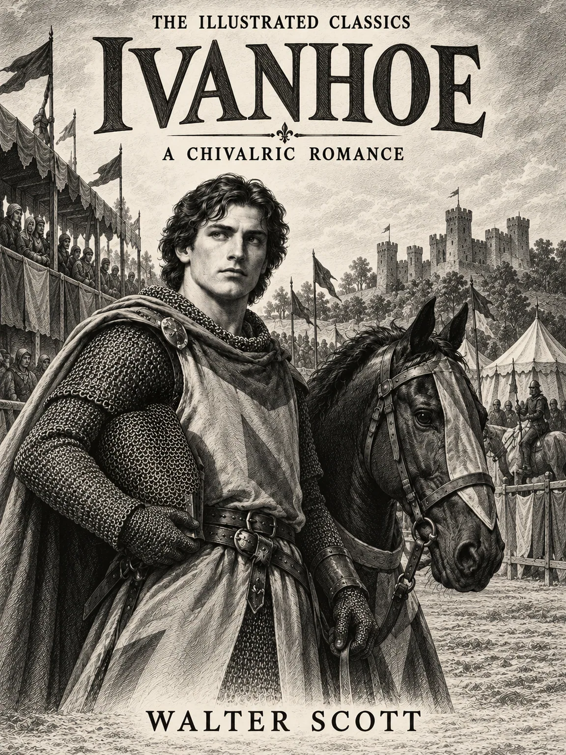 Ivanhoe — cover of the LitLab illustrated edition