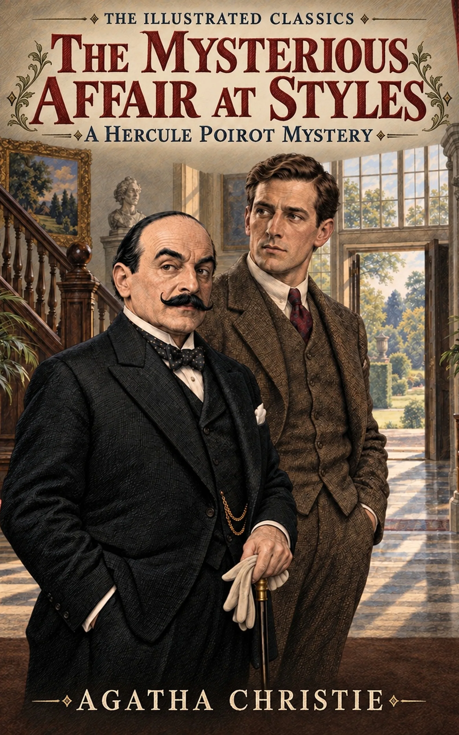 The Mysterious Affair at Styles — cover of the LitLab illustrated edition