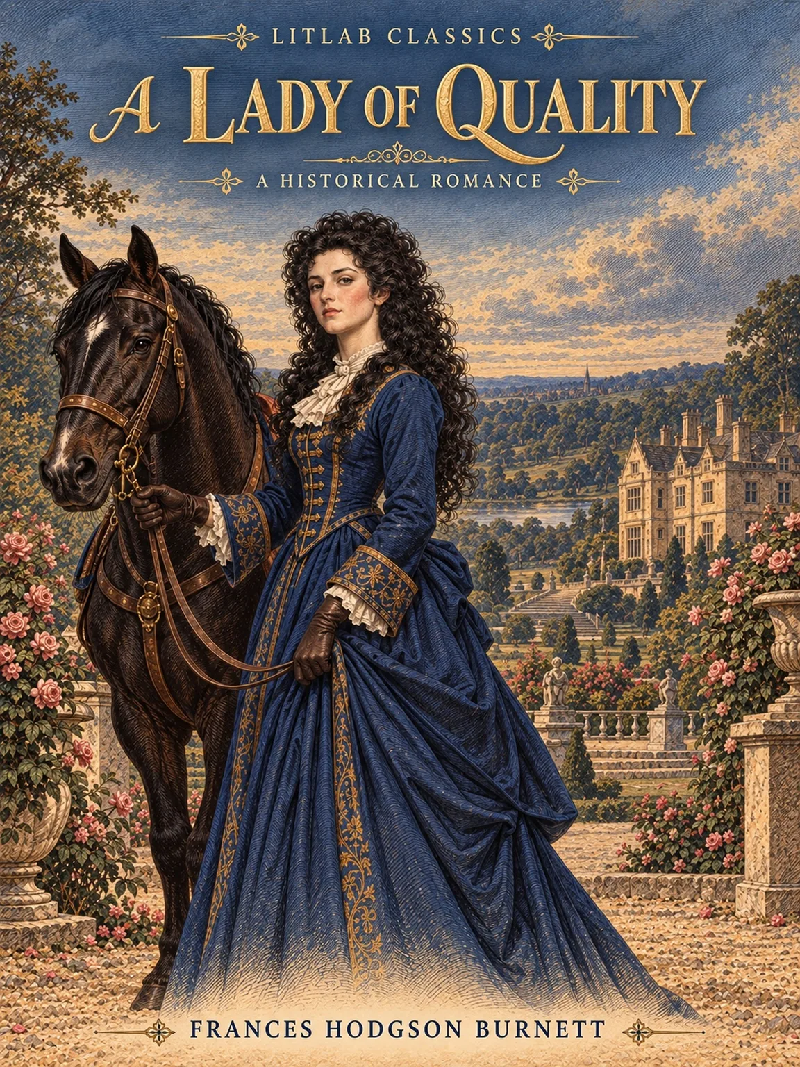 A Lady of Quality — cover of the LitLab illustrated edition