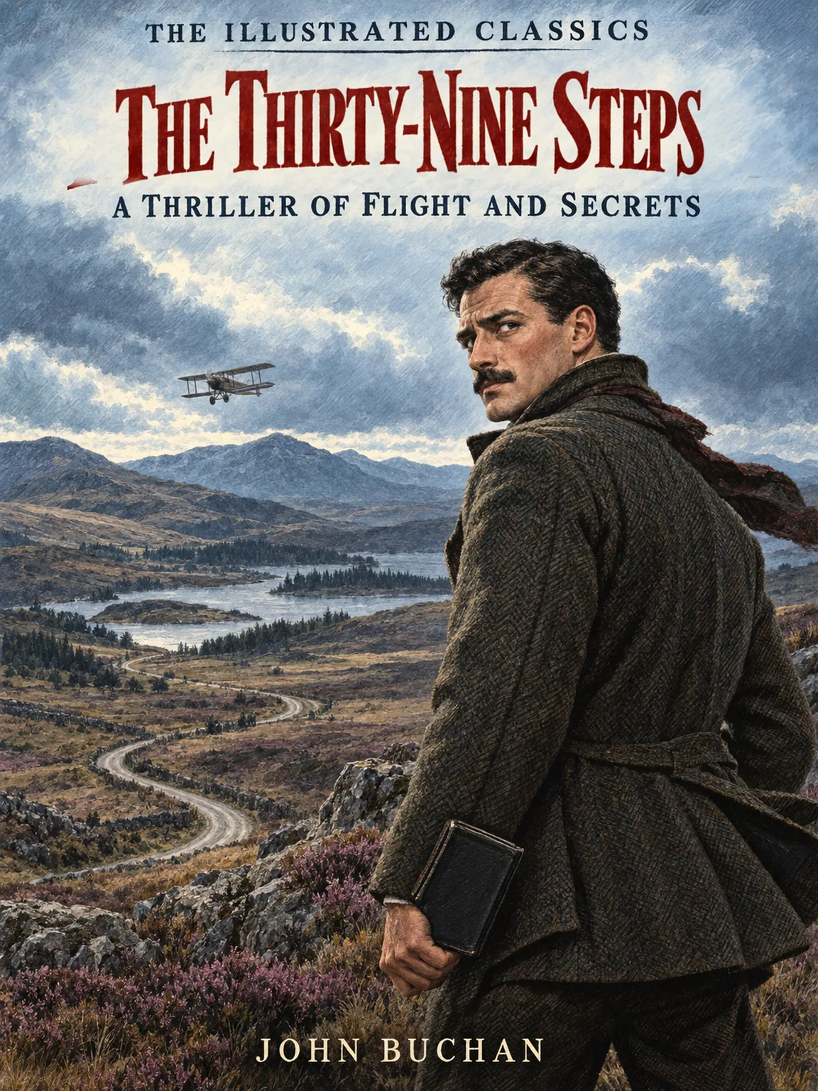 The Thirty-Nine Steps — cover of the LitLab illustrated edition