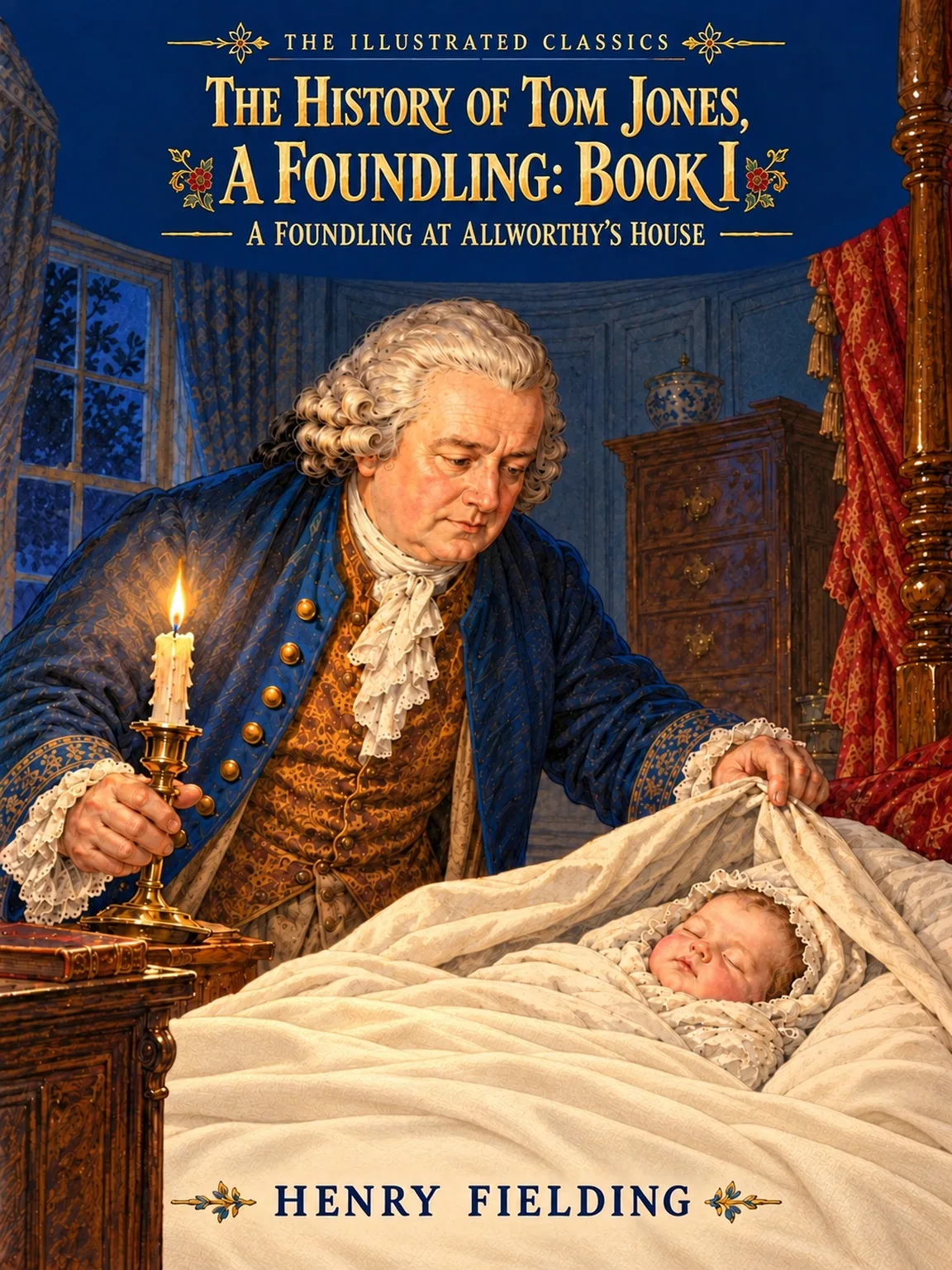 The History of Tom Jones, a Foundling: Book I — cover of the LitLab illustrated edition
