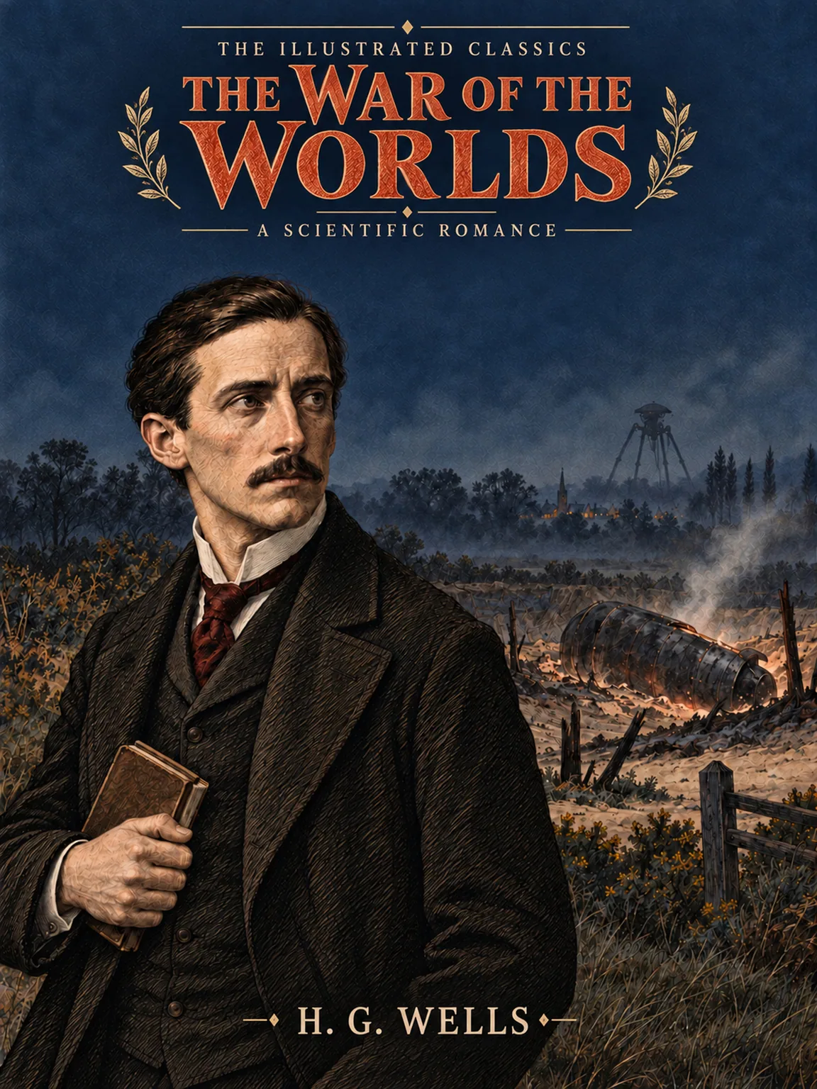 The War of the Worlds — cover of the LitLab illustrated edition