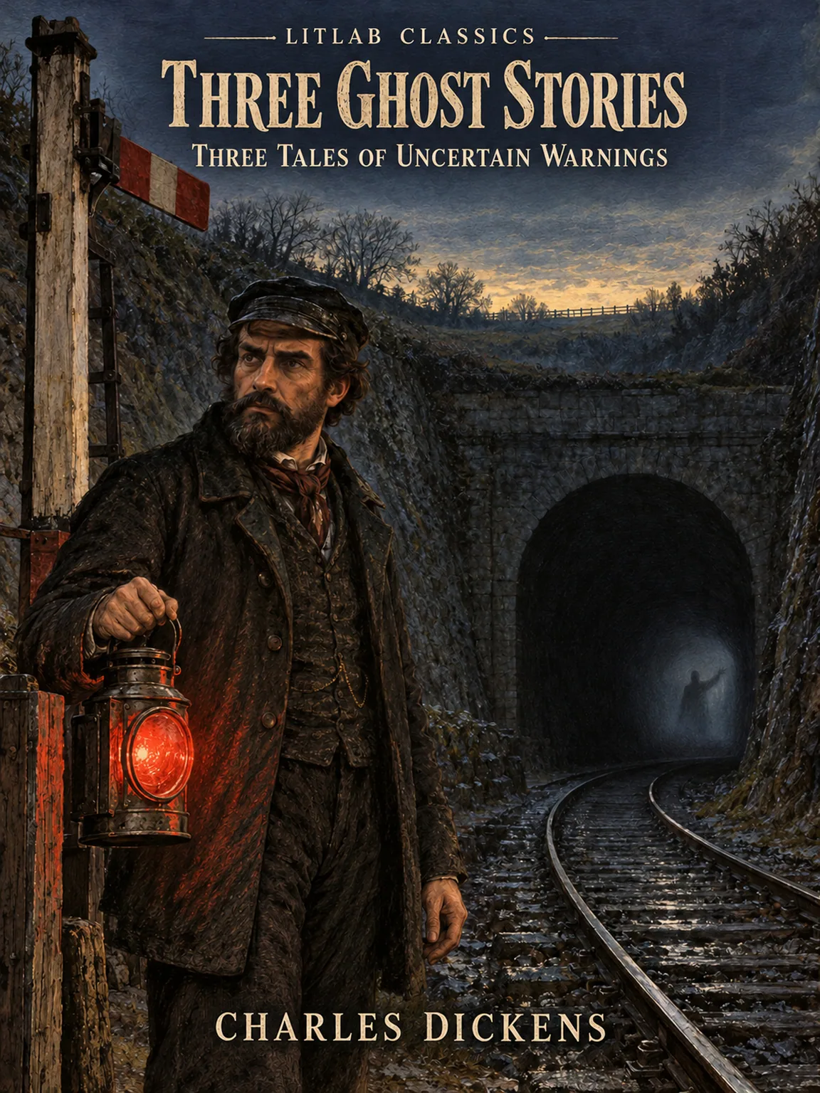 Three Ghost Stories — cover of the LitLab illustrated edition