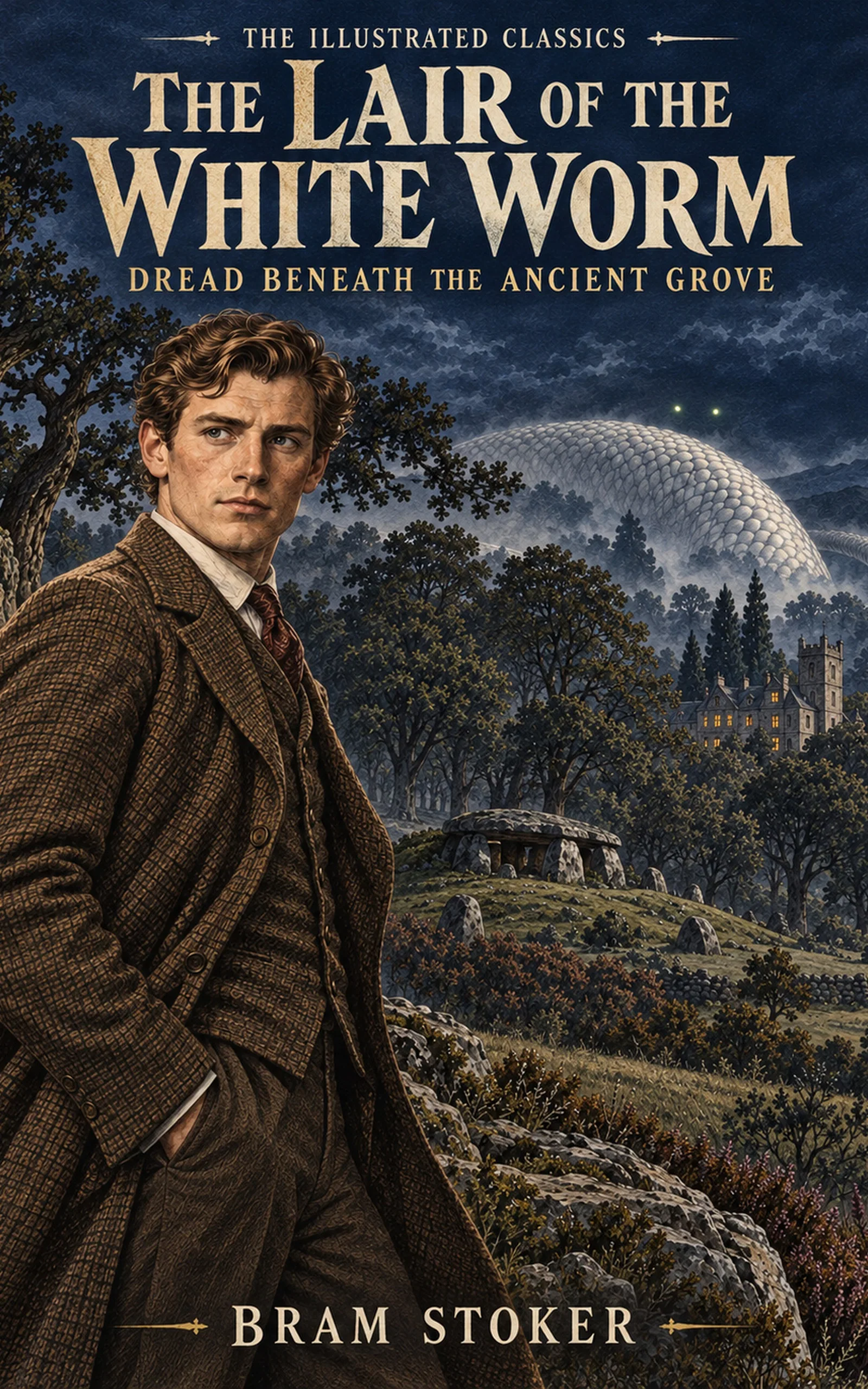 The Lair of the White Worm — cover of the LitLab illustrated edition