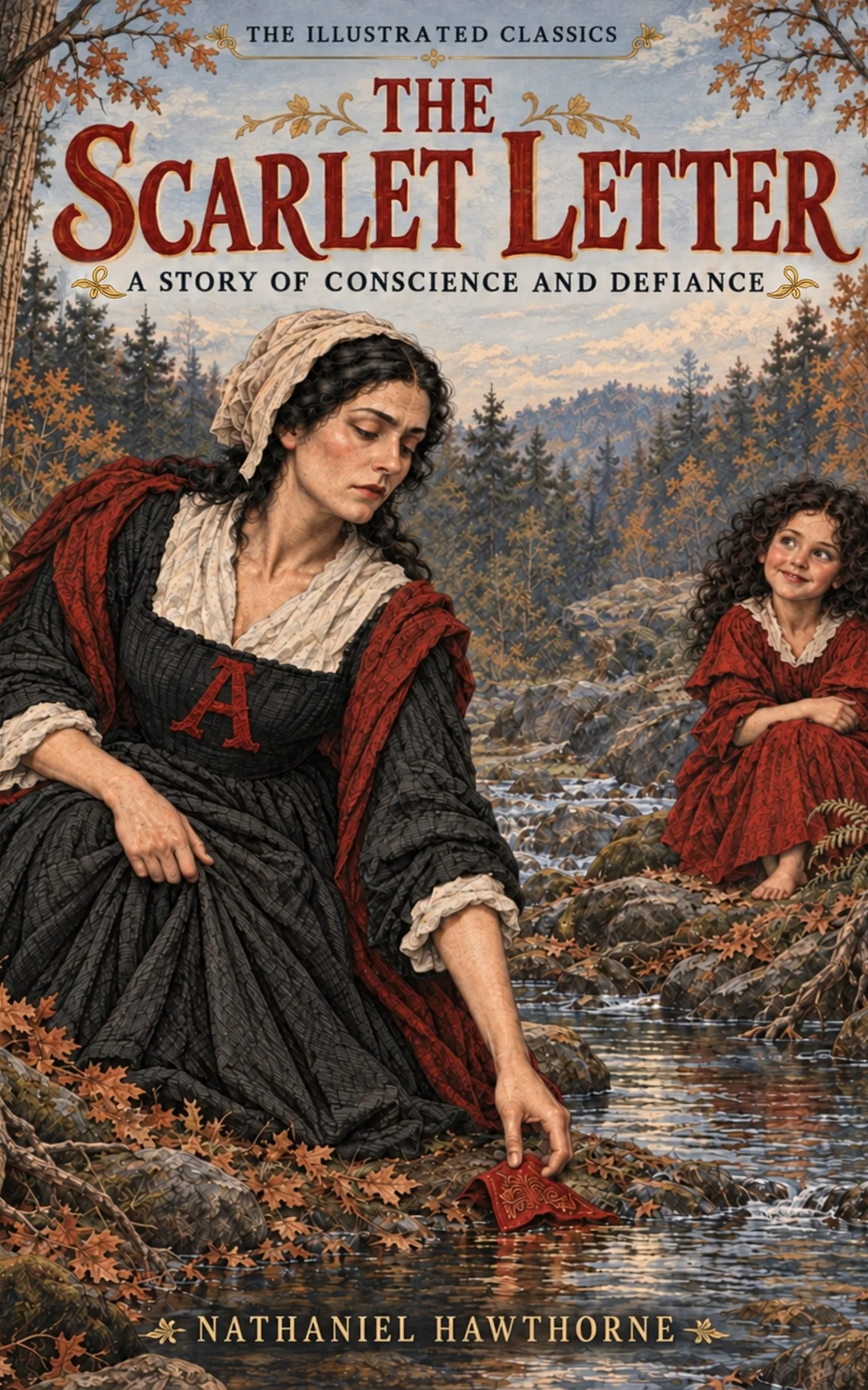 The Scarlet Letter — cover of the LitLab illustrated edition