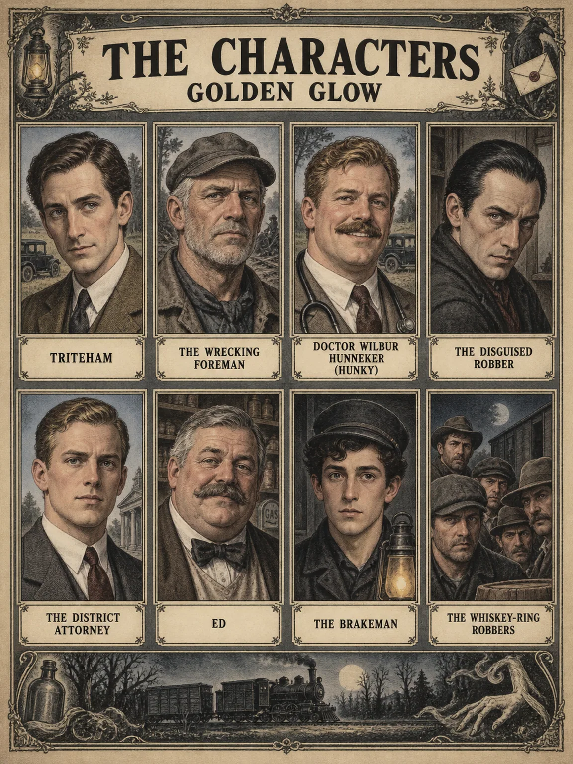 Golden Glow — Cast