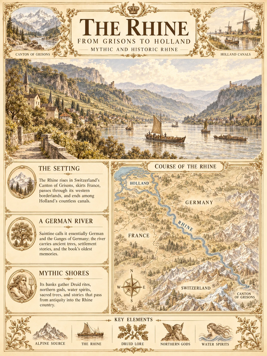 The Rhine — From the Alpine Source to the Dutch Canals
