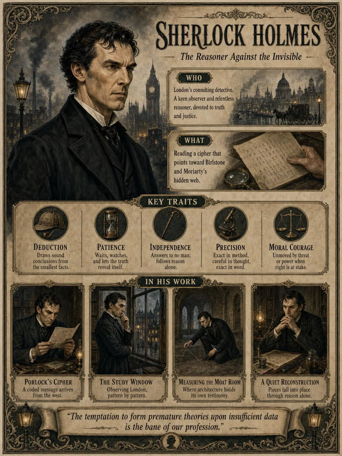 Sherlock Holmes — The Reasoner Against the Invisible