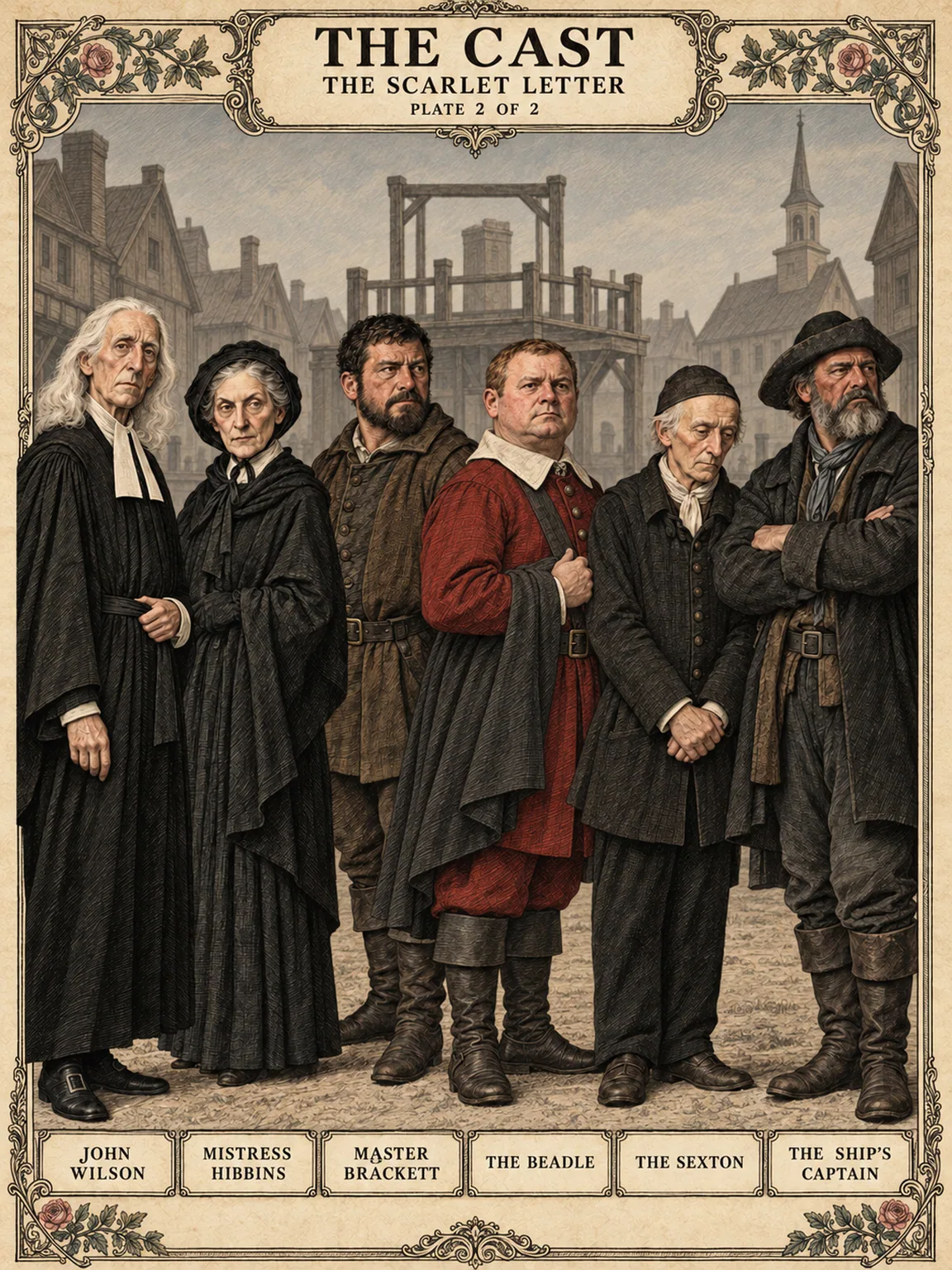 The Town's Leaders in the Market-Place
