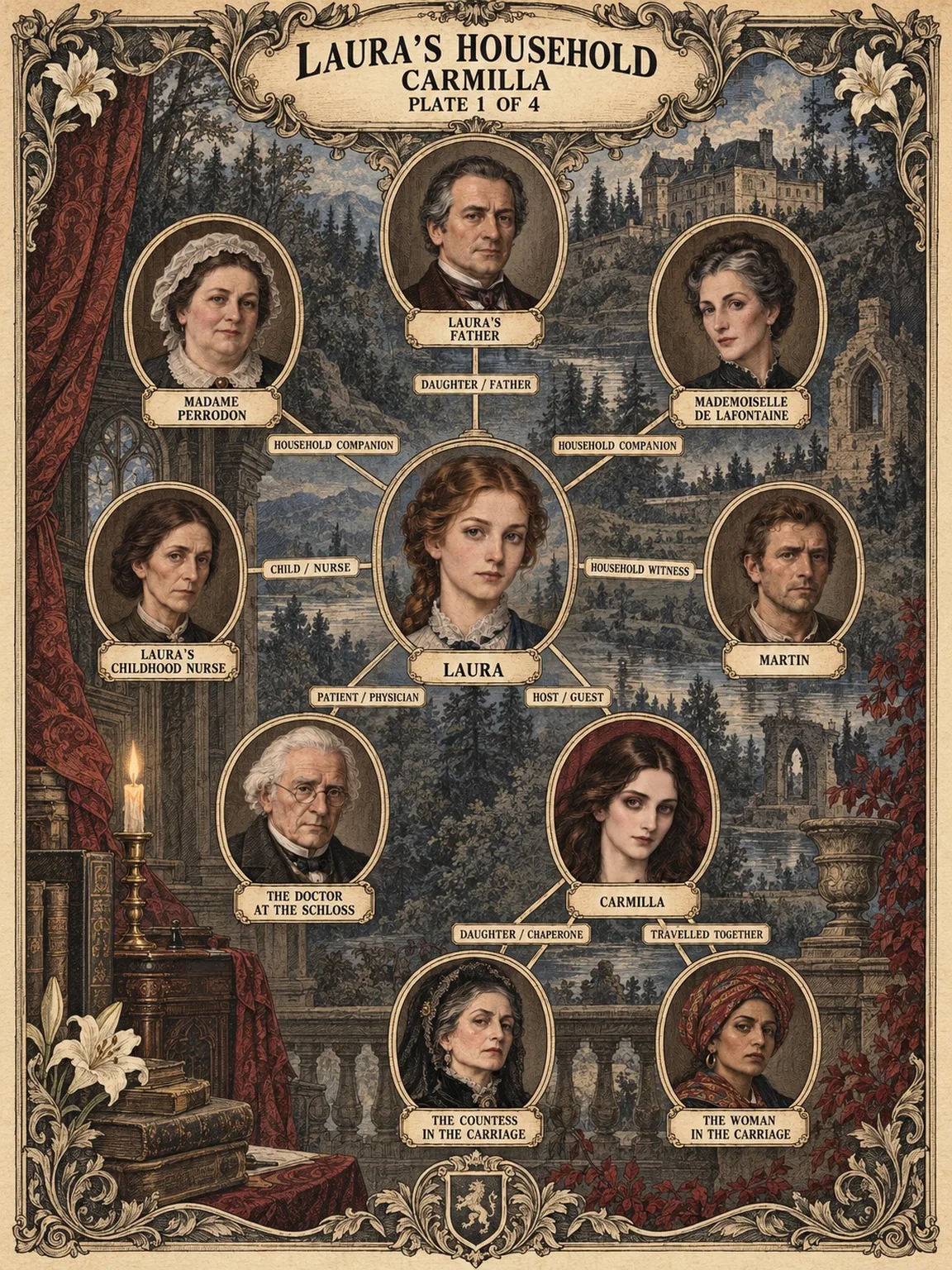 Laura’s Household and Visitors