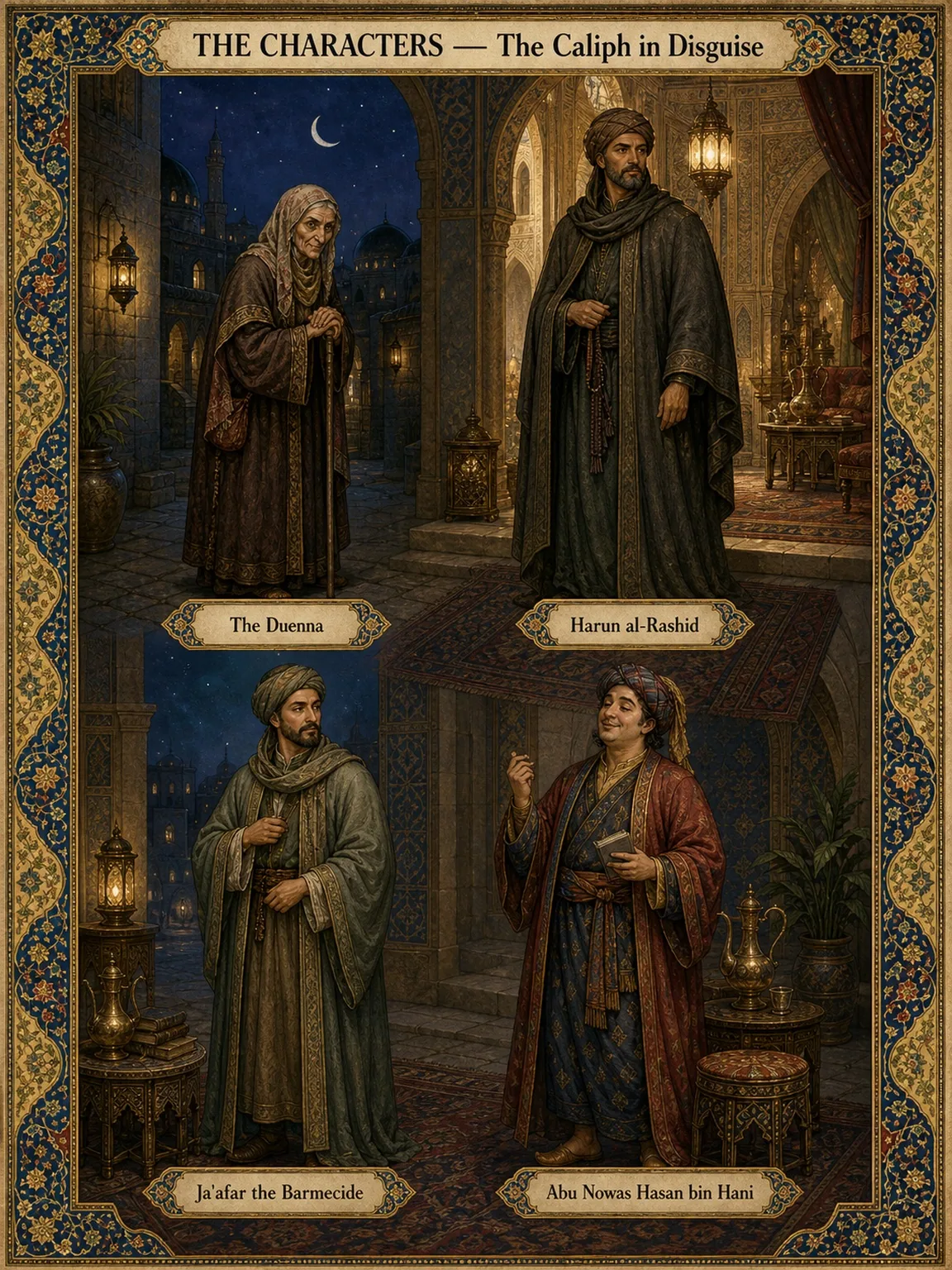 Cast Sheet 03 — The Caliph in Disguise