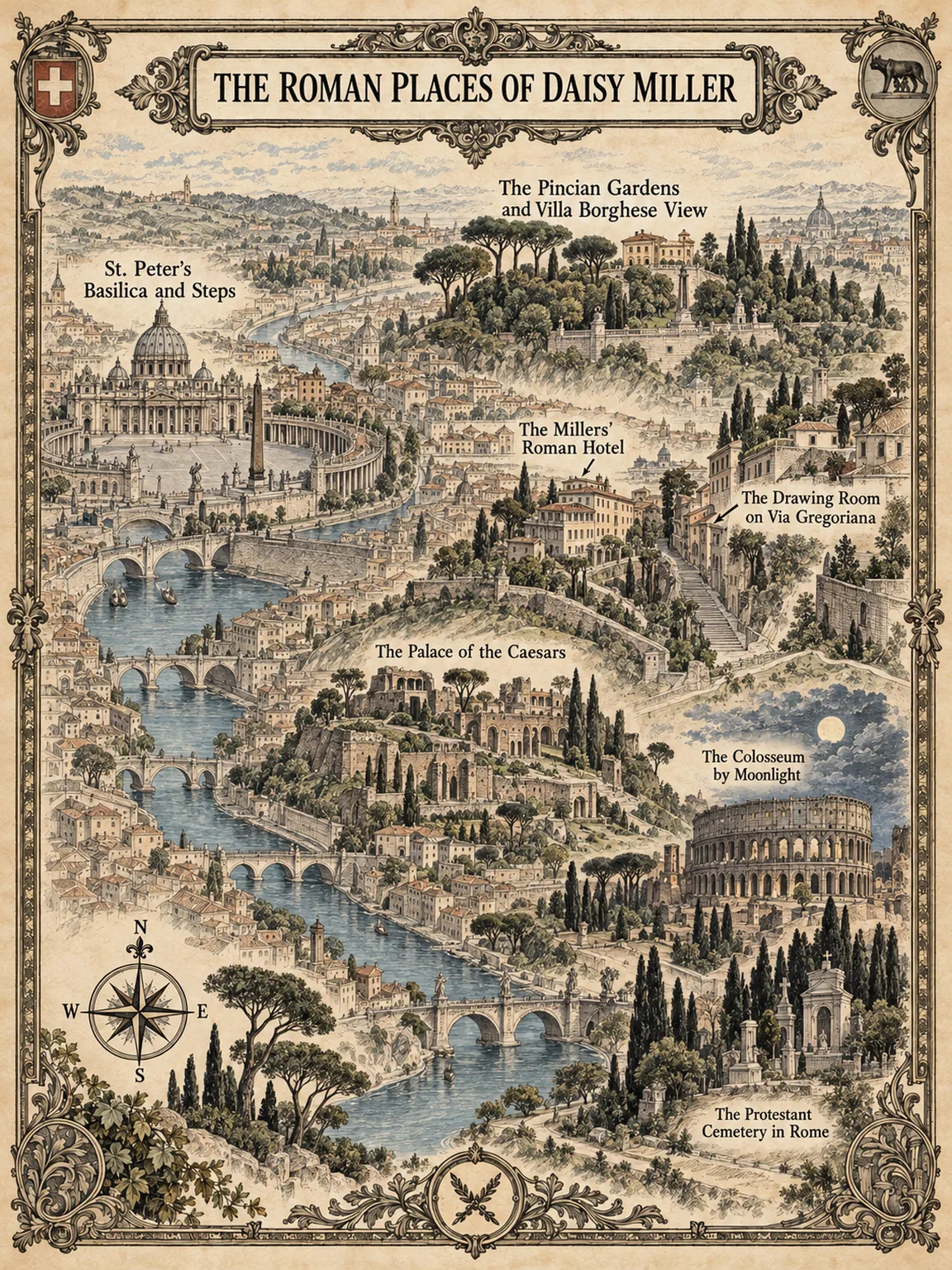 The Roman Places of Daisy Miller
