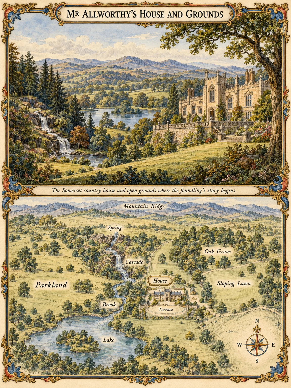 Mr Allworthy’s House and Grounds