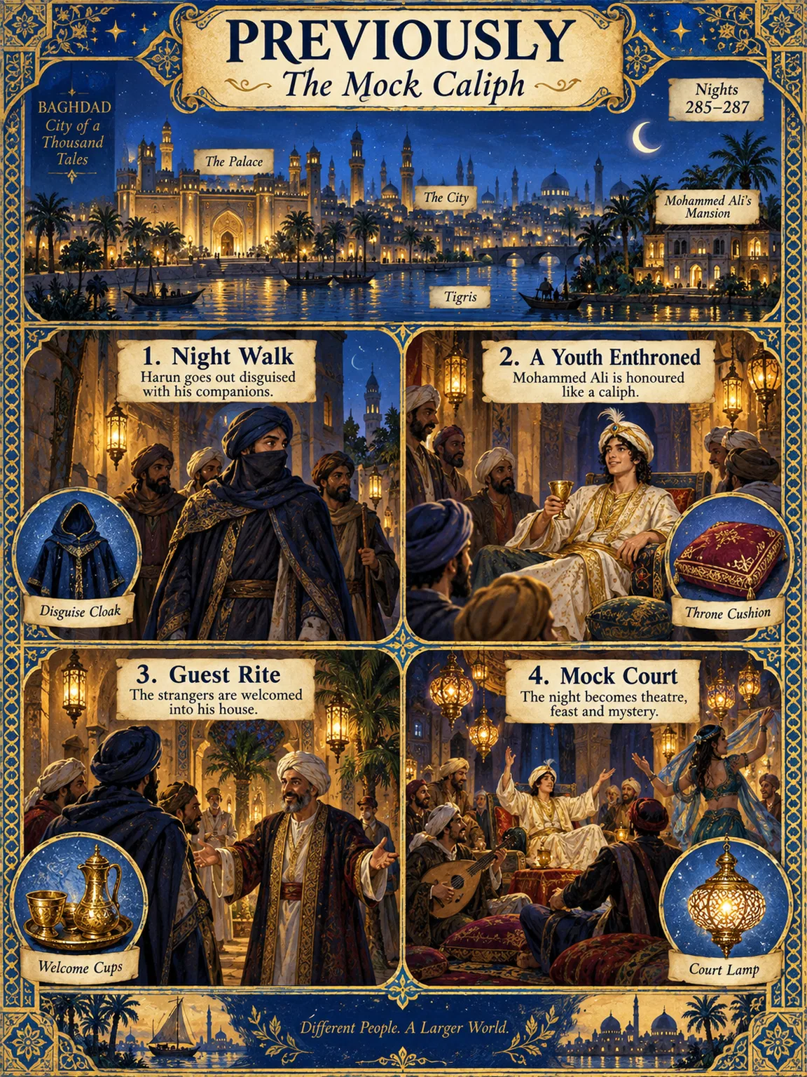 Recap 01 — Night Walk and Mock Court