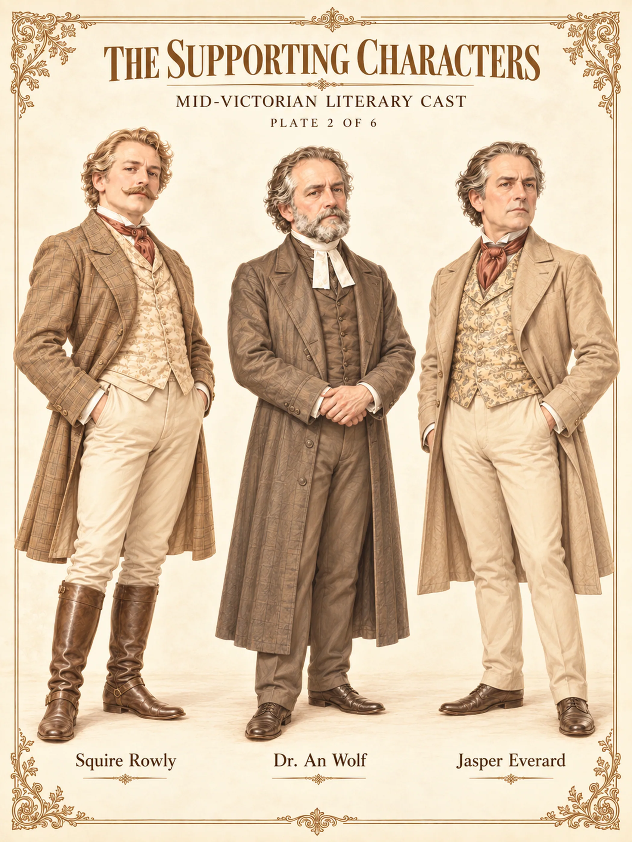 The Cast — Supporting Characters, Plate 2 of 6