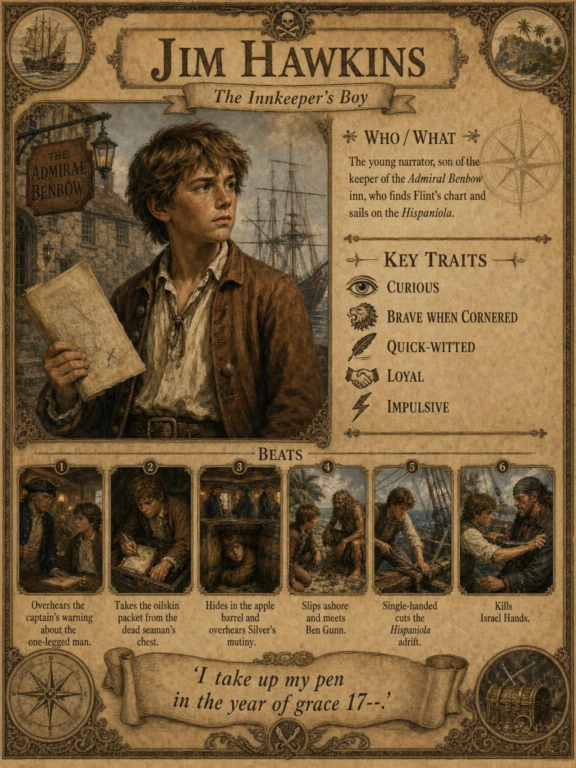 Jim Hawkins — The Innkeeper's Boy