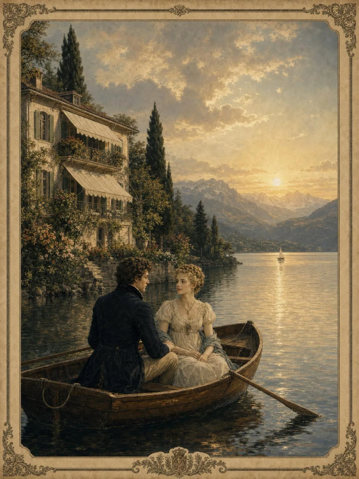 The happy years on Lake Geneva.