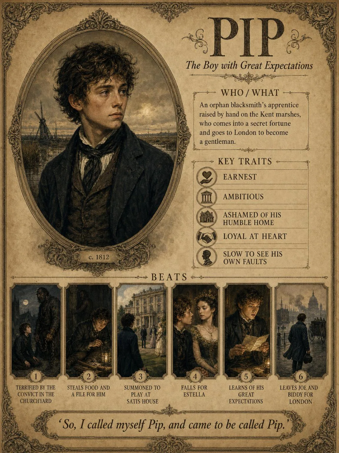 Pip — The Boy with Great Expectations