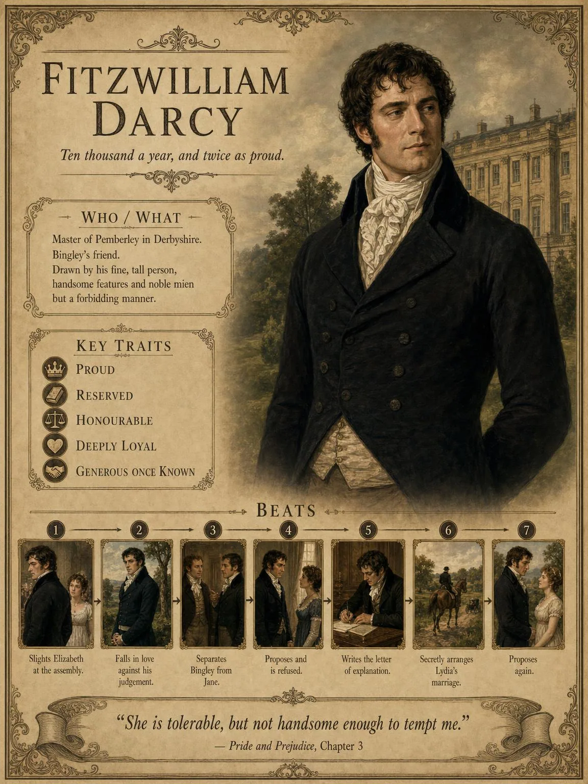 Fitzwilliam Darcy — Ten Thousand a Year, and Twice as Proud