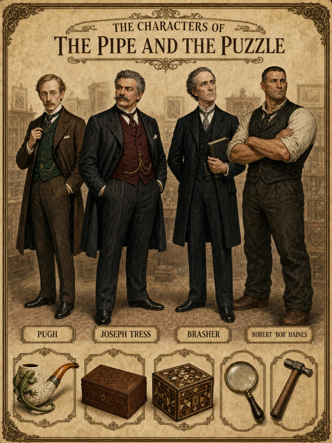 The Pipe and The Puzzle — Principal Characters