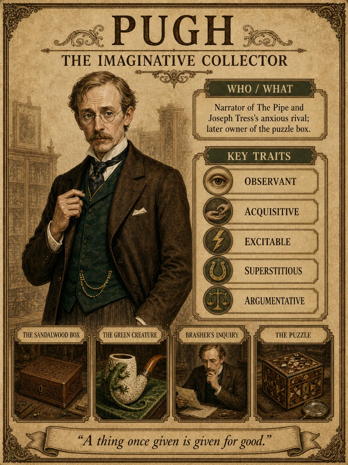 Pugh — The Imaginative Collector
