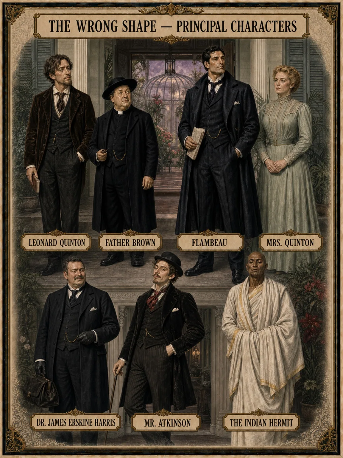 The Wrong Shape - Principal Characters
