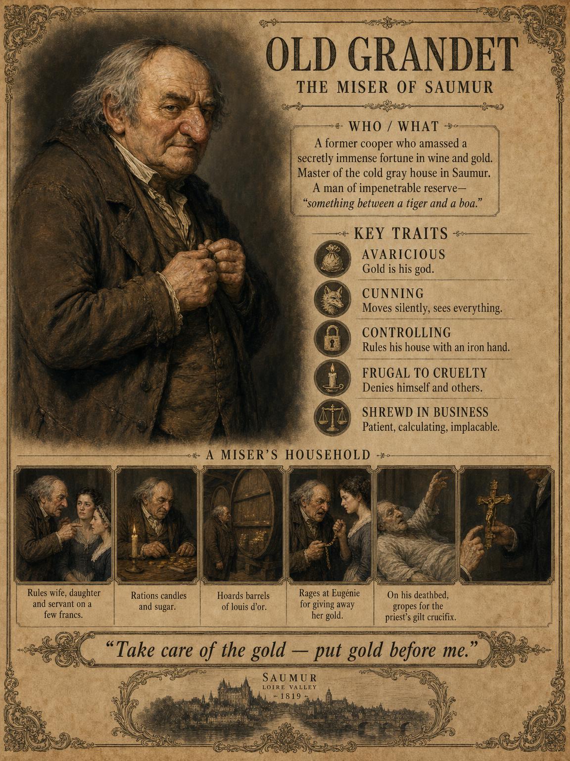 Old Grandet — The Miser of Saumur
