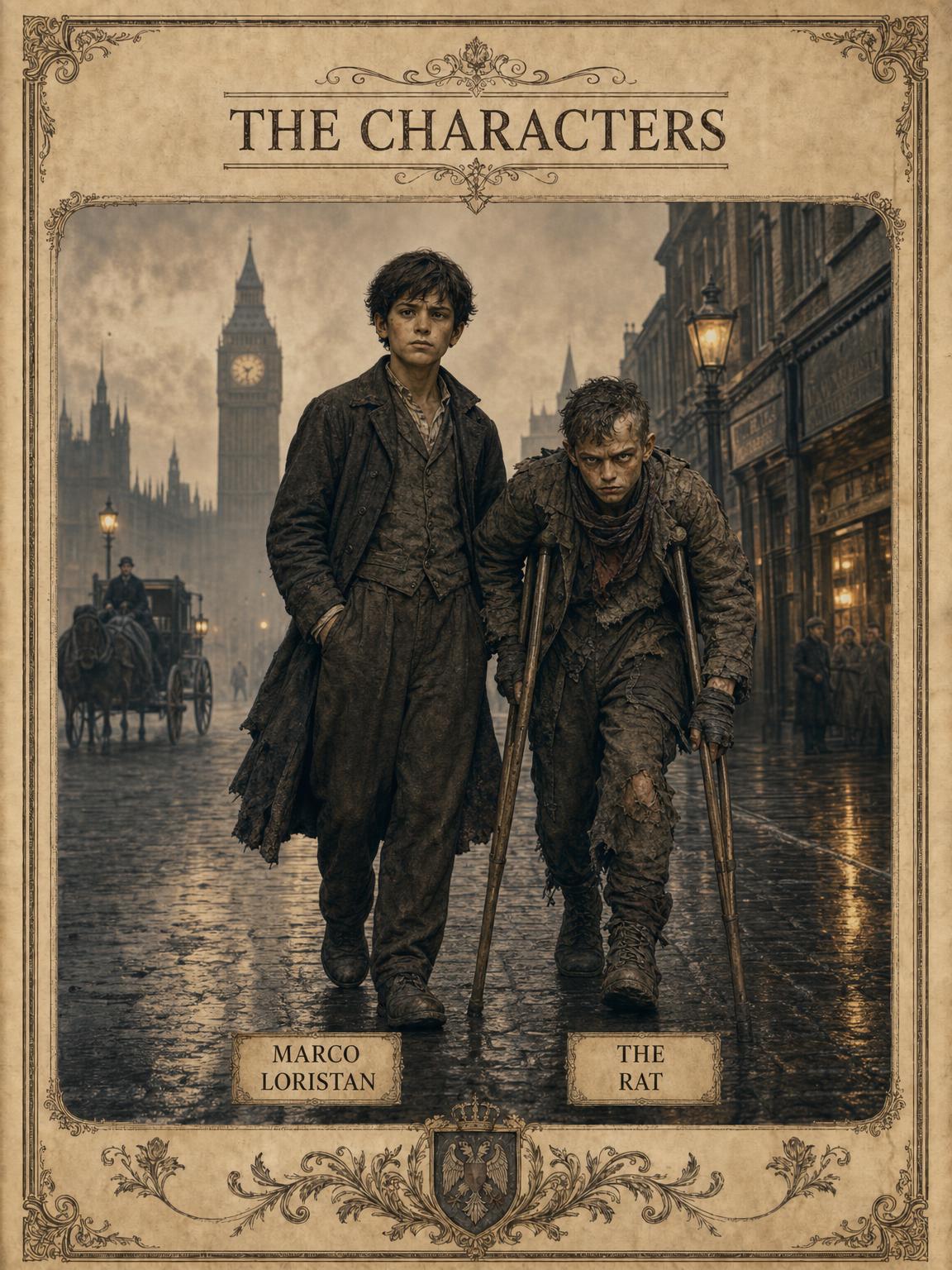 Only Two Boys — Marco and The Rat on the road