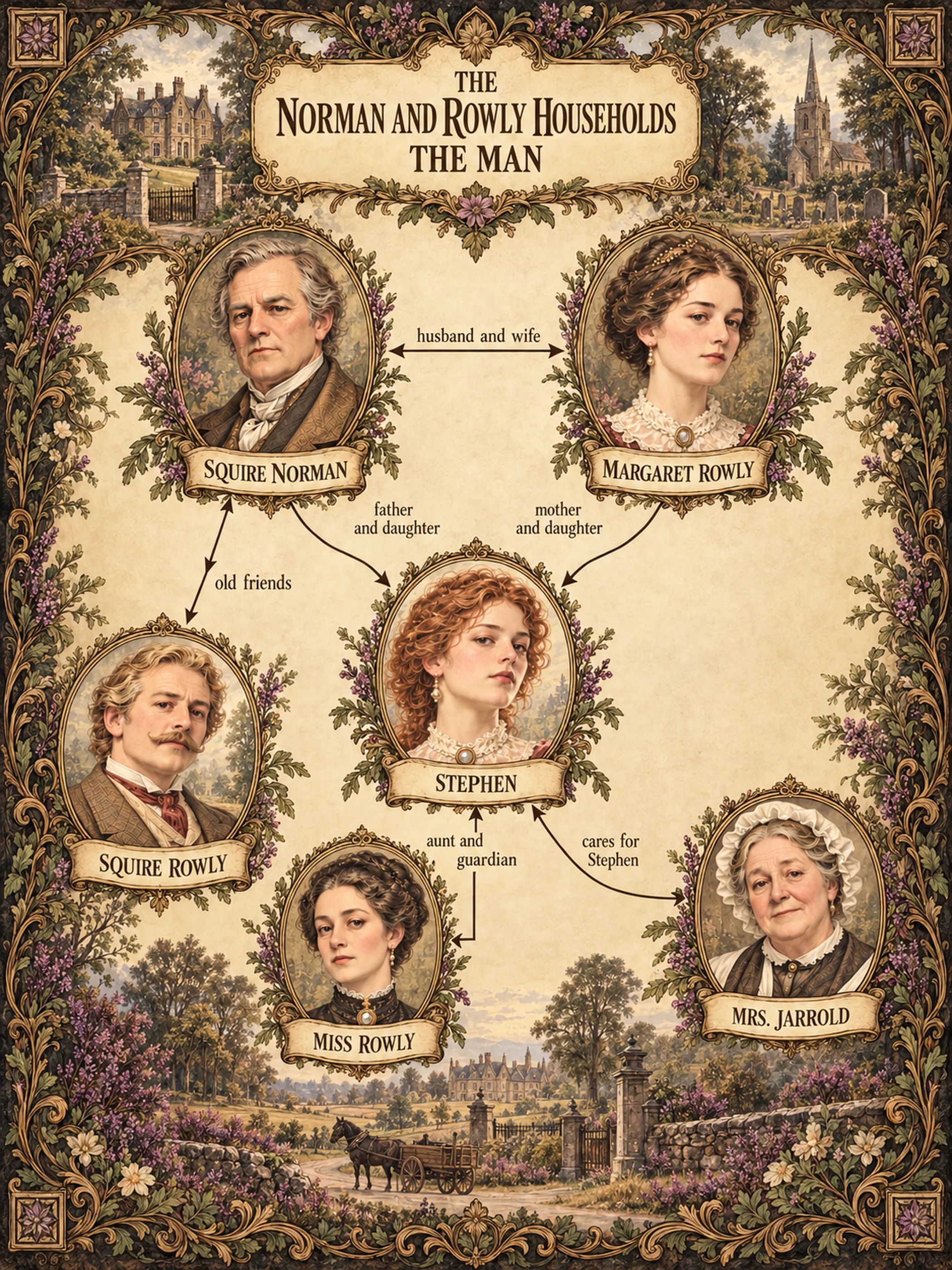 The Norman and Rowly Households