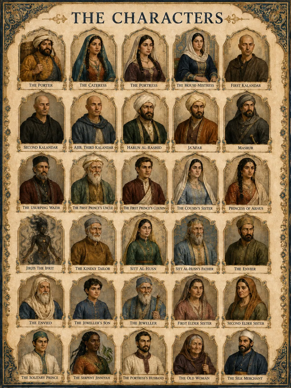 The Characters — A House of Many Stories