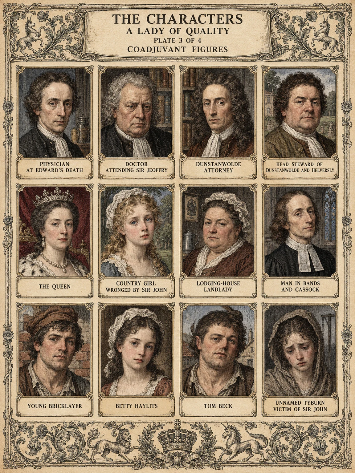 Supporting Characters — Plate 3