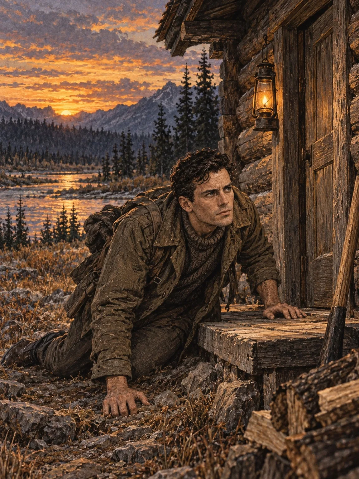 THE CABIN DOOR