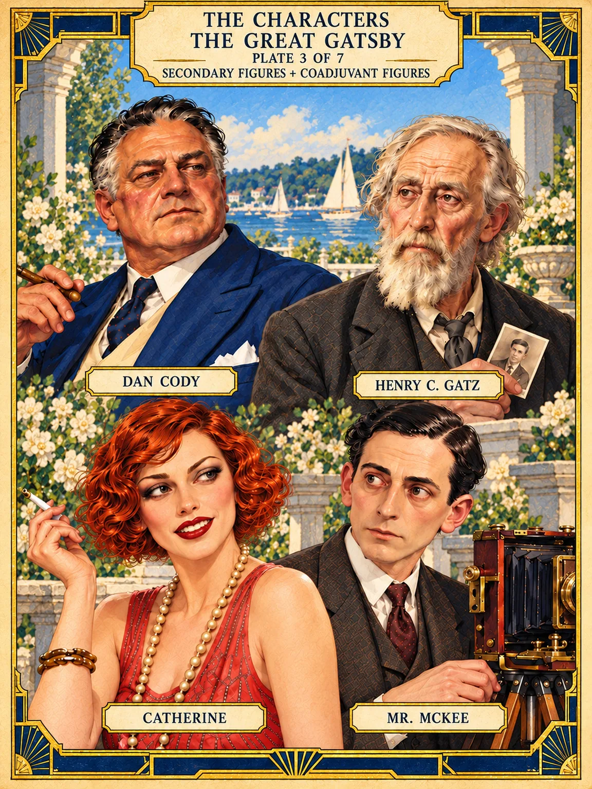 Characters of The Great Gatsby - Plate 3 of 7