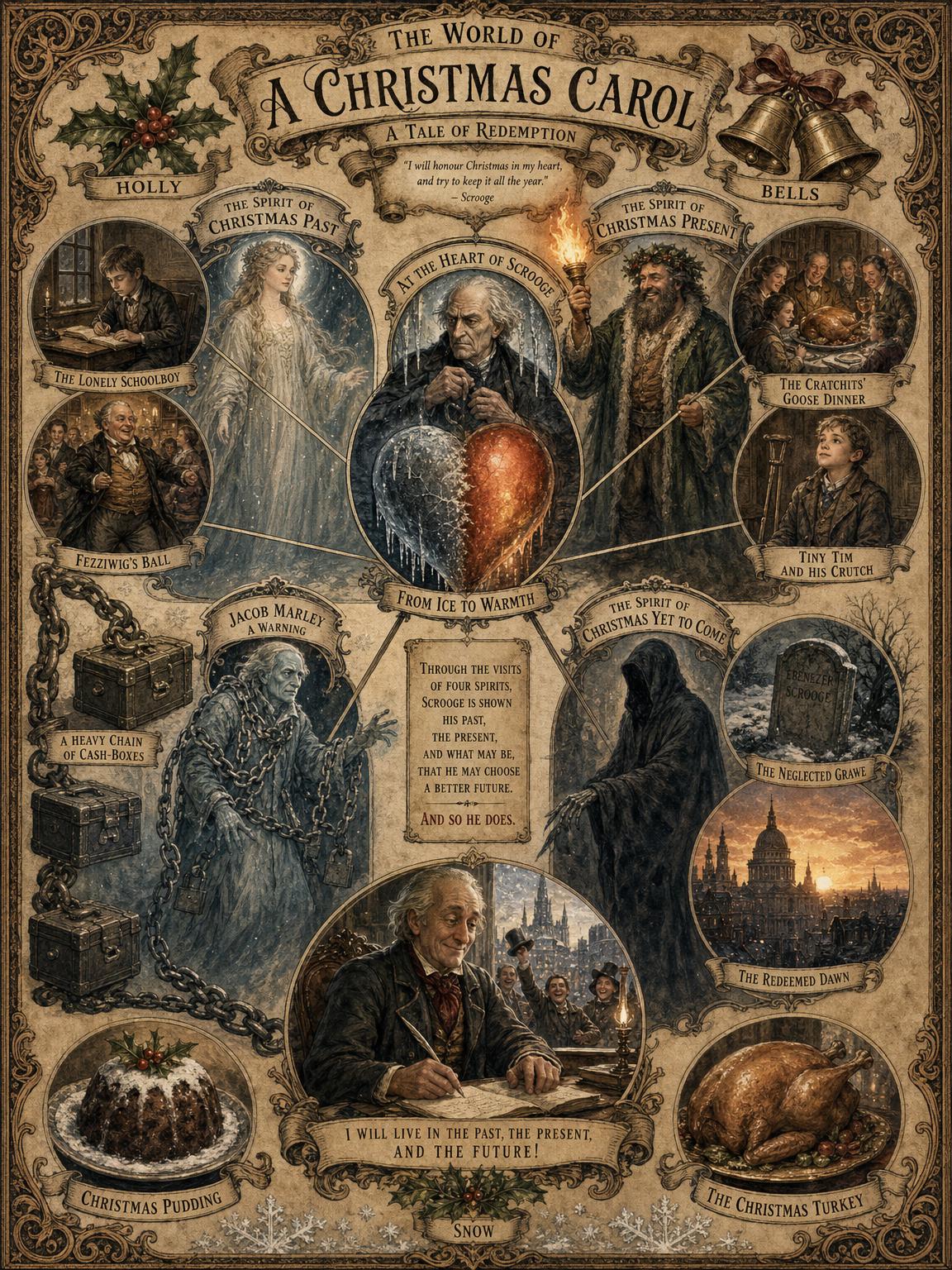 The World of A Christmas Carol: redemption through spirits