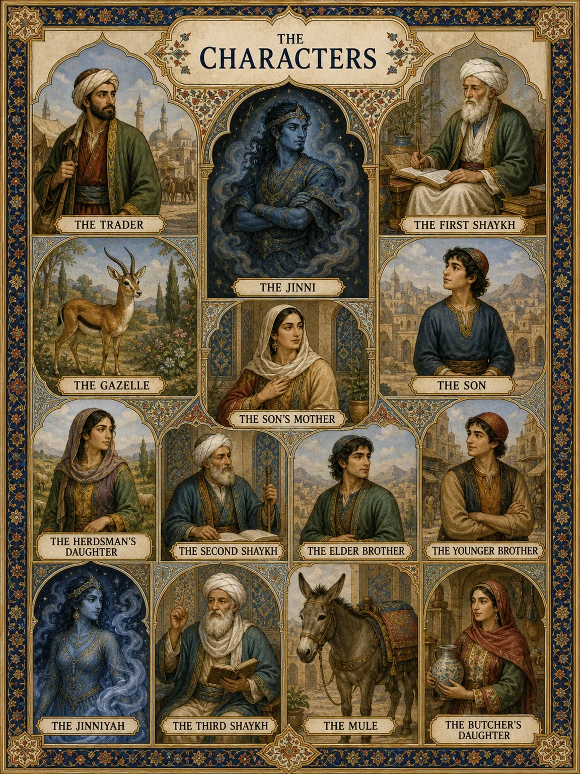 The Characters — Witnesses Before the Jinni