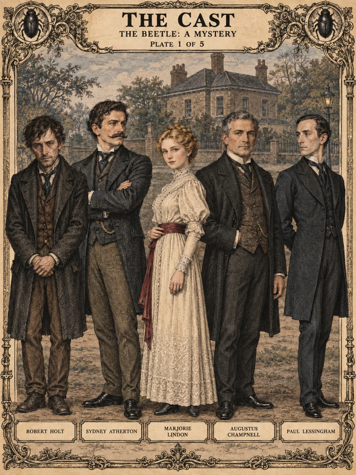The Principal Cast at the Hammersmith Villa