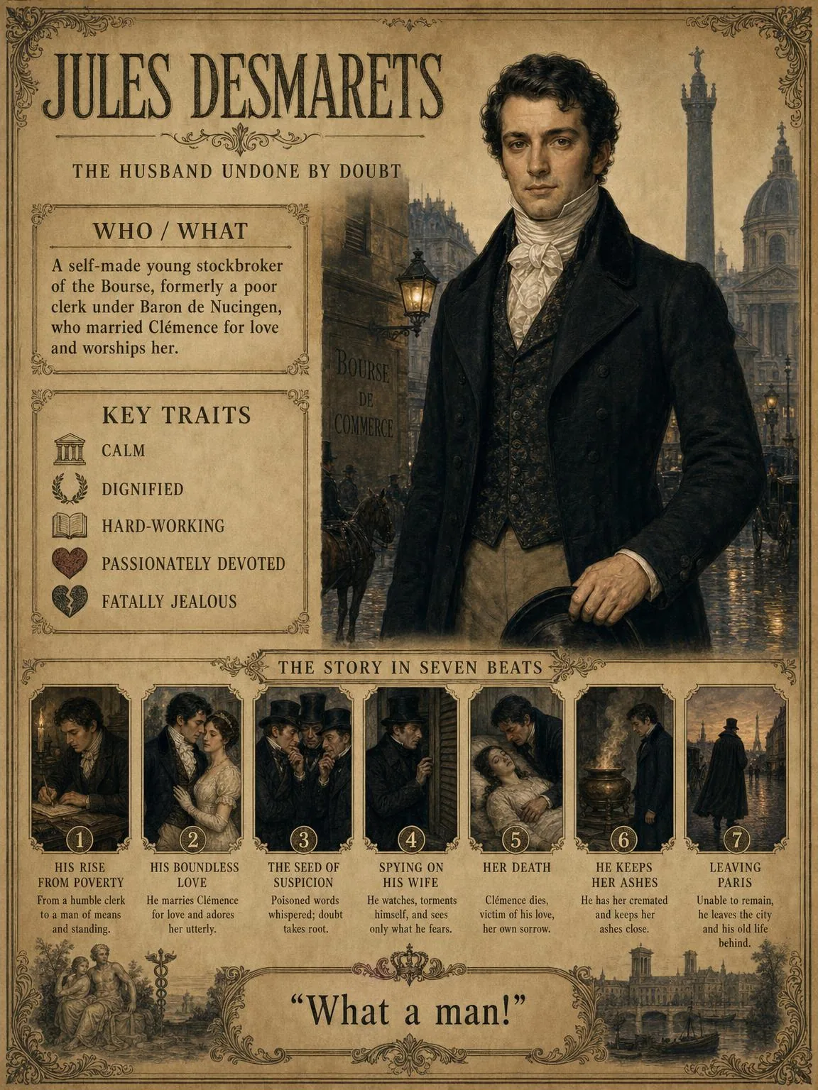Jules Desmarets — the husband undone by doubt.