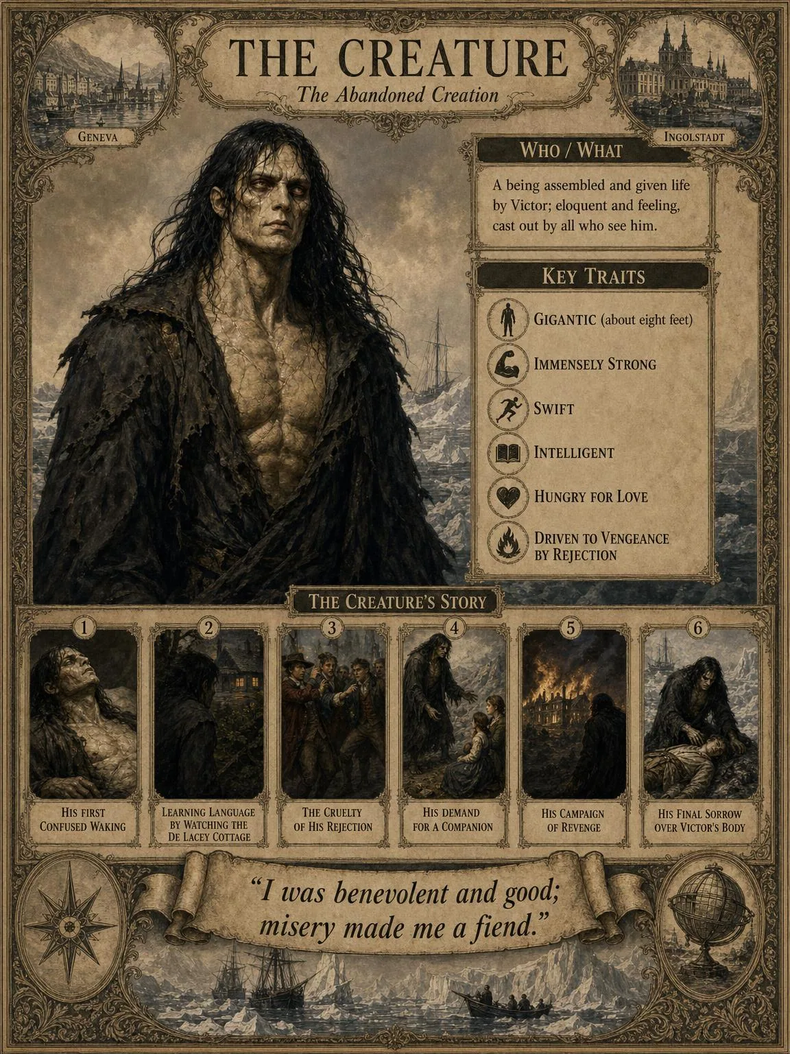 The Creature, the Abandoned Creation