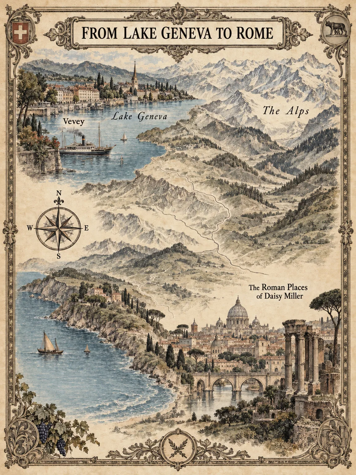From Lake Geneva to Rome
