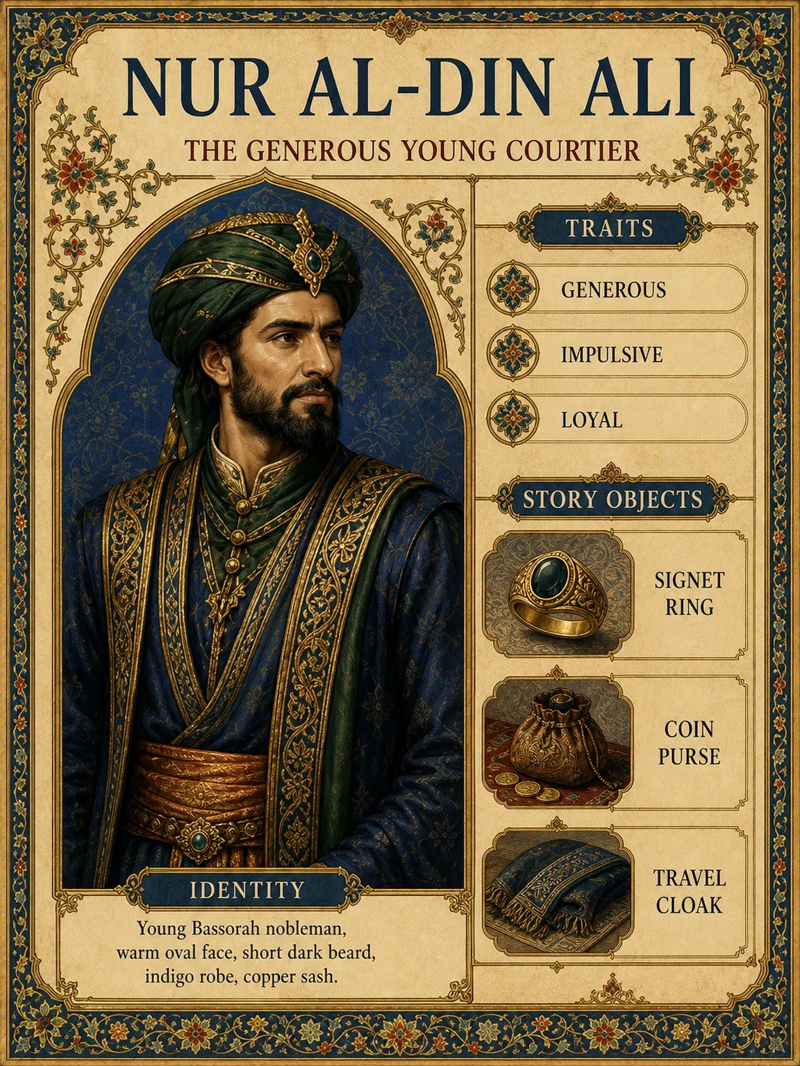 Nur al-Din Ali — Profile