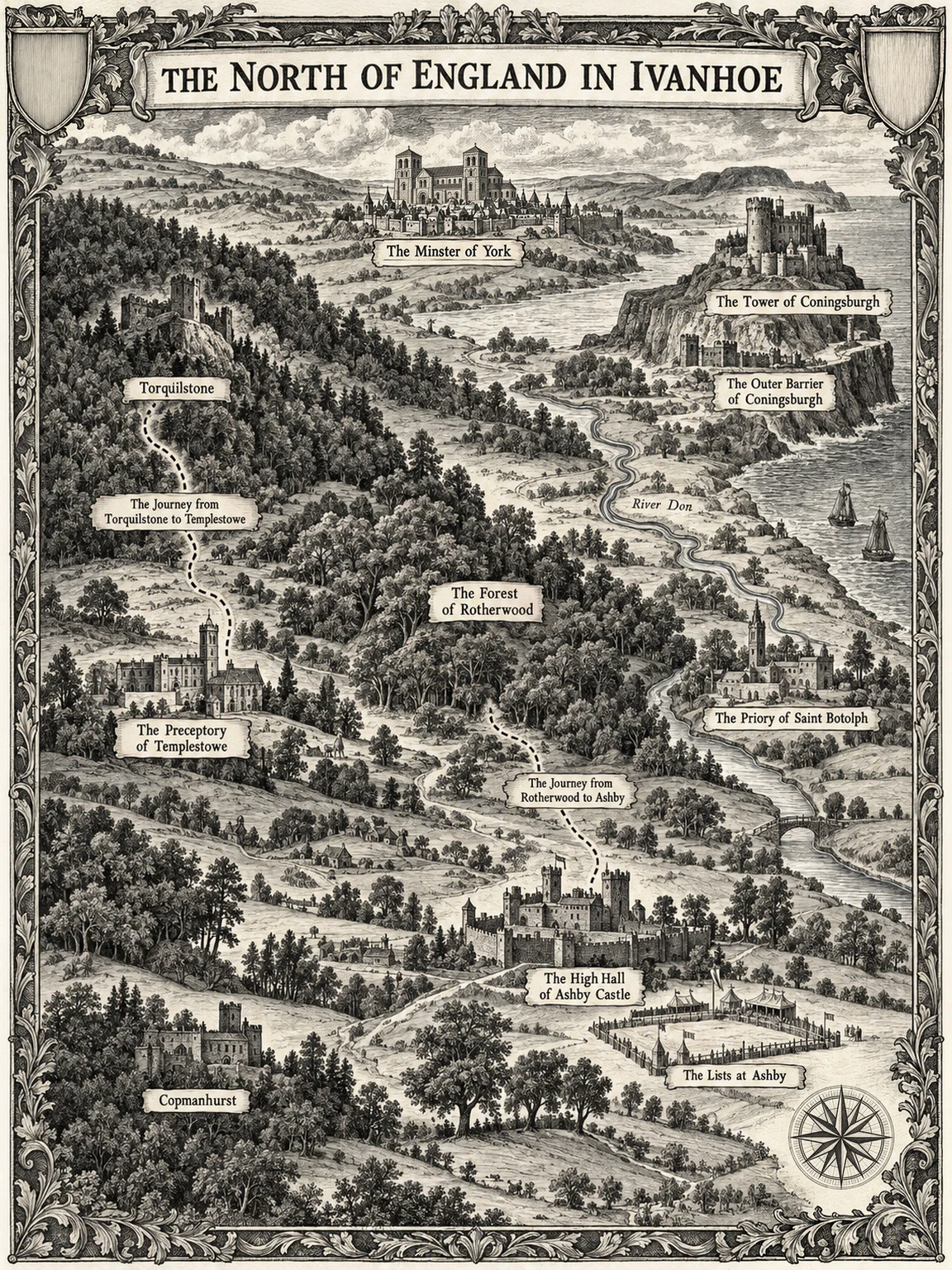 The North of England in Ivanhoe