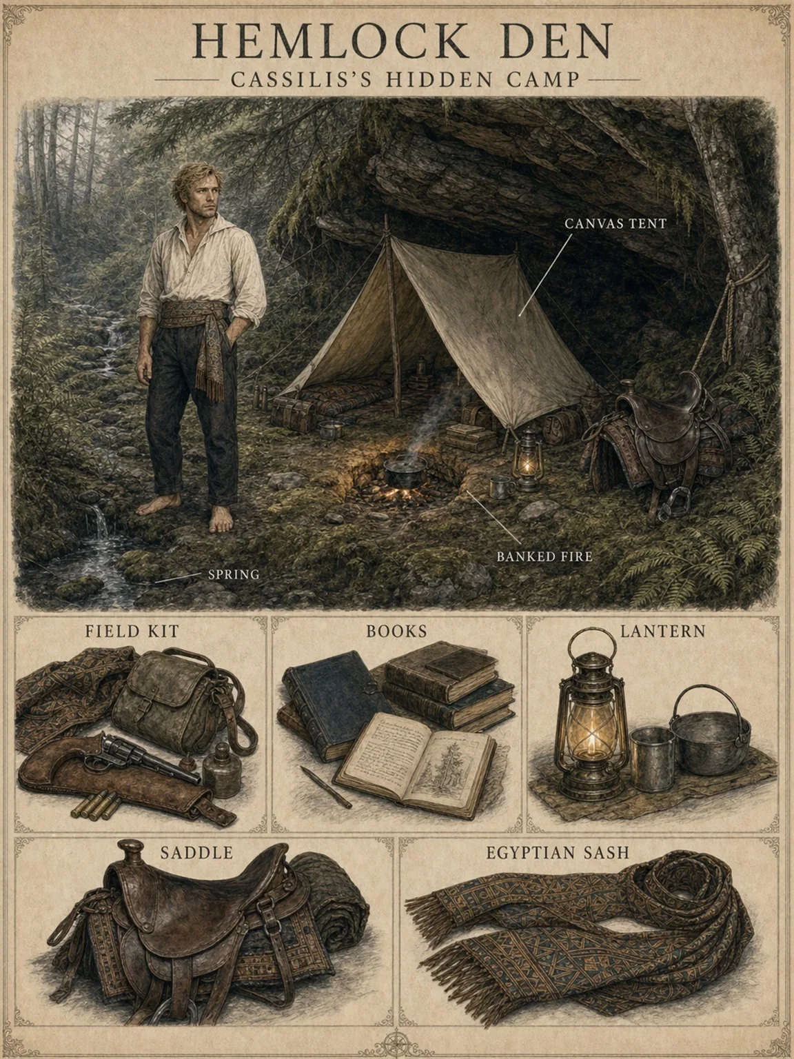 Hemlock Den and Cassilis's Field Kit