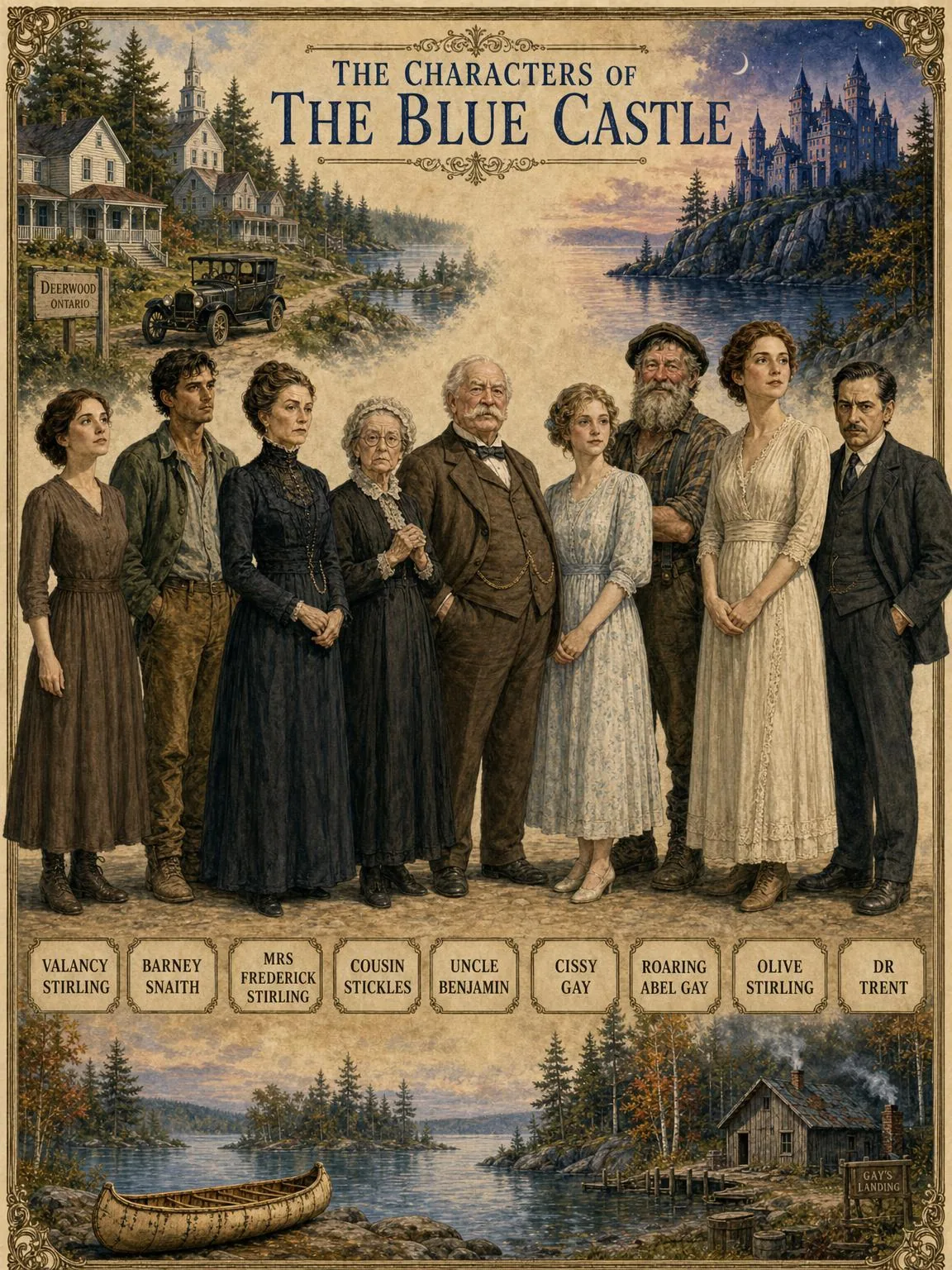 The Characters of The Blue Castle