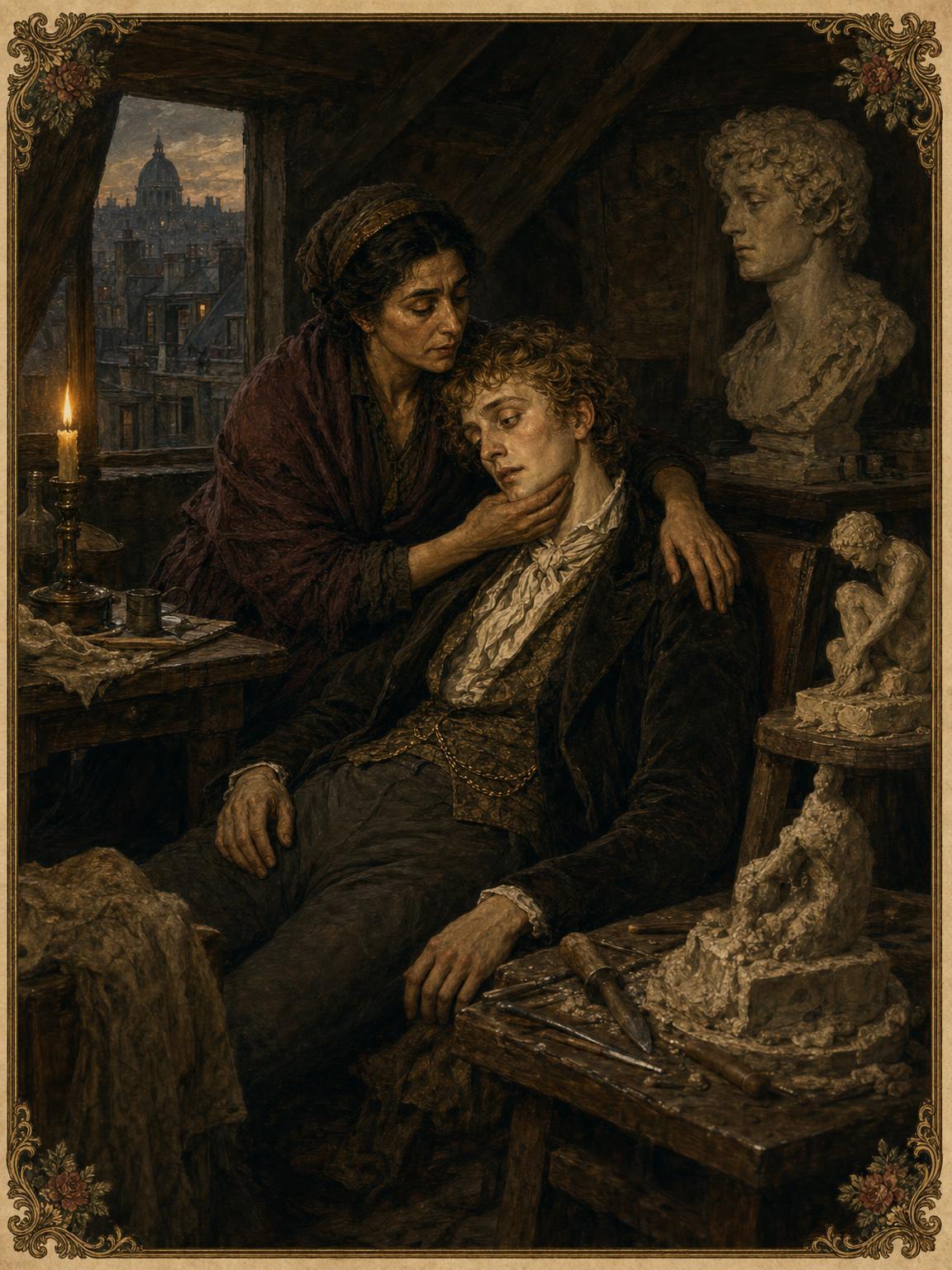 In the attic: Cousin Betty's secret devotion to the young sculptor.
