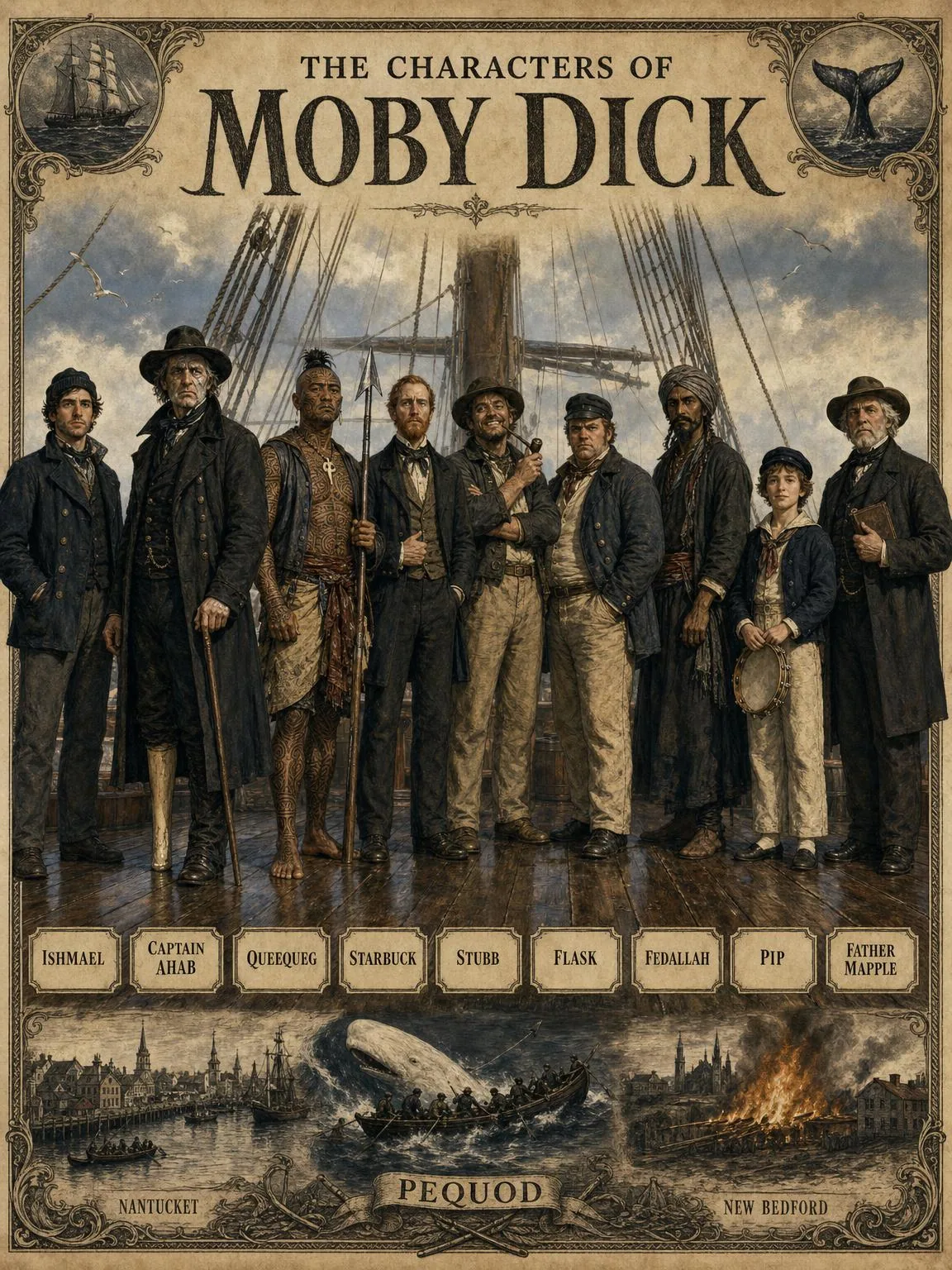 The Characters of Moby Dick