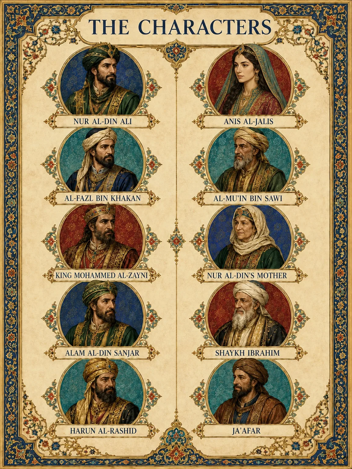 The Characters — From Bassorah to Baghdad
